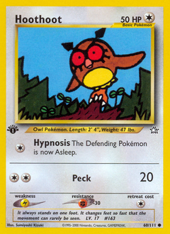 Pokemon Neo Genesis Hoothoot - 60
