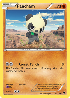 Pokemon Furious Fists Pancham - 60