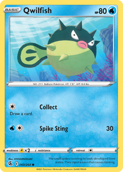 Pokemon Fusion Strike Qwilfish - 60