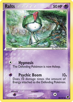 Pokemon Dragon Frontiers Ralts - 60