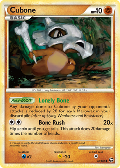Pokemon HS—Triumphant Cubone - 60