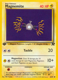 Pokemon Team Rocket Magnemite - 60