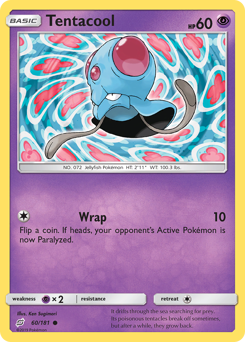 Pokemon Team Up Tentacool - 60