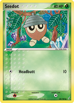 Pokemon Crystal Guardians Seedot - 60