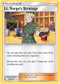 Pokemon Hidden Fates Lt. Surge's Strategy - 60