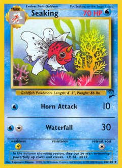 Pokemon Base Set 2 Seaking - 60