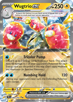 Pokemon Temporal Forces Wugtrio ex - 60
