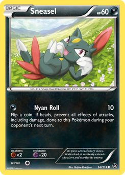 Pokemon Steam Siege Sneasel - 60