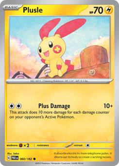 Pokemon Paradox Rift Plusle - 60