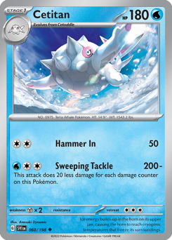 Pokemon Scarlet & Violet Cetitan - 60