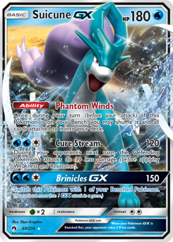 Pokemon Lost Thunder Suicune-GX - 60