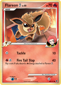 Pokemon Rising Rivals Flareon E4 - 60
