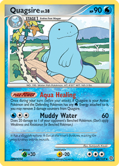 Pokemon Secret Wonders Quagsire - 60