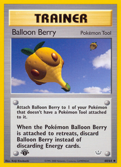 Pokemon Neo Revelation Balloon Berry - 60