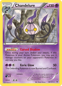 Pokemon Noble Victories Chandelure - 60