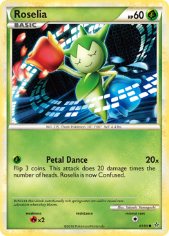 Pokemon HS—Unleashed Roselia - 61