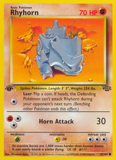 Pokemon Jungle Rhyhorn - 61