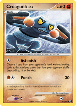 Pokemon Arceus Croagunk - 61