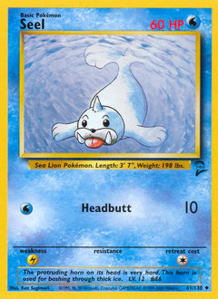 Pokemon Base Set 2 Seel - 61
