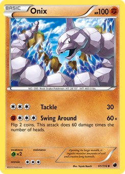 Pokemon Plasma Freeze Onix - 61
