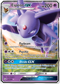 Pokemon Sun & Moon Espeon-GX - 61