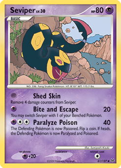 Pokemon Platinum Seviper - 61