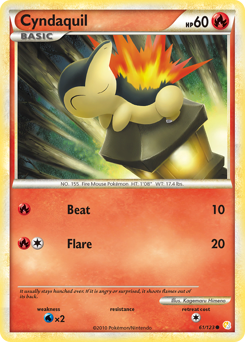 Pokemon HeartGold & SoulSilver Cyndaquil - 61