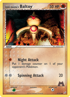 Pokemon Team Magma vs Team Aqua Team Magma's Baltoy - 61