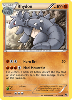 Pokemon XY Rhydon - 61