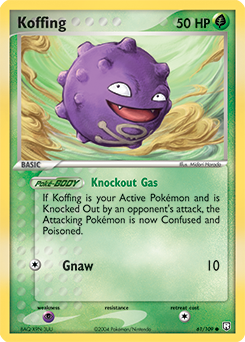 Pokemon Team Rocket Returns Koffing - 61