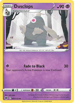 Pokemon Brilliant Stars Dusclops - 61
