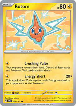 Pokemon Surging Sparks Rotom - 61