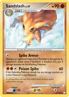 Pokemon Mysterious Treasures Sandslash - 61