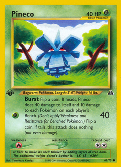 Pokemon Neo Discovery Pineco - 61