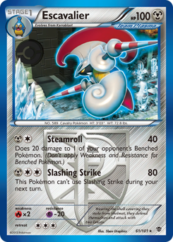 Pokemon Plasma Blast Escavalier - 61