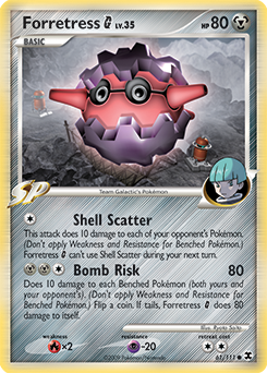 Pokemon Rising Rivals Forretress G - 61