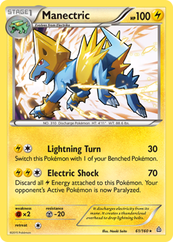 Pokemon Primal Clash Manectric - 61