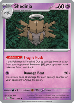 Pokemon Mega Evolution Shedinja - 61