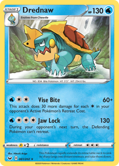 Pokemon Sword & Shield Drednaw - 61