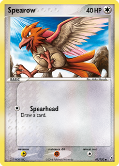 Pokemon Crystal Guardians Spearow - 61