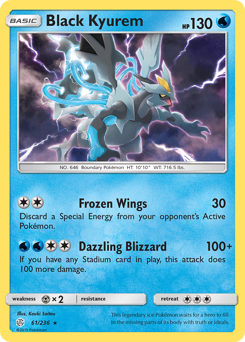 Pokemon Cosmic Eclipse Black Kyurem - 61