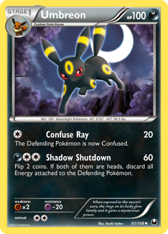 Pokemon Dark Explorers Umbreon - 61