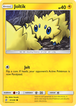 Pokemon Unified Minds Joltik - 61