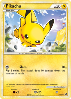Pokemon HS—Undaunted Pikachu - 61