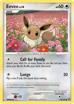 Pokemon Majestic Dawn Eevee - 62