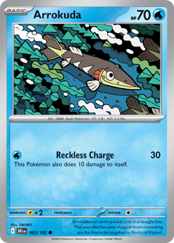 Pokemon Destined Rivals Arrokuda - 62