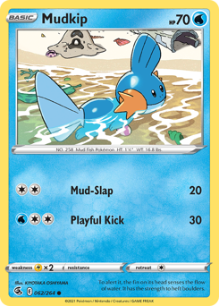 Pokemon Fusion Strike Mudkip - 62