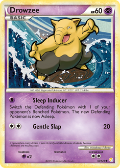 Pokemon HeartGold & SoulSilver Drowzee - 62