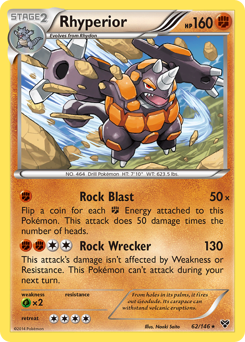 Pokemon XY Rhyperior - 62