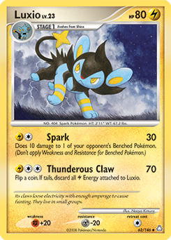 Pokemon Legends Awakened Luxio - 62